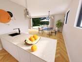 Visualisierung: Offene Küche - 5 Zimmer Einfamilienhaus in Willich