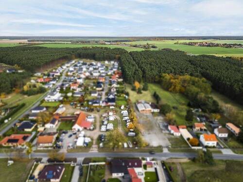 Blick auf das Areal/Grundstück - Grundstück in Schönwalde-Glien