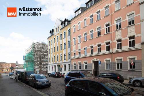 Straßenansicht - 2 Zimmer Etagenwohnung zum Kaufen in Chemnitz