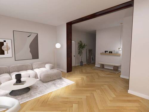 Beispiel Wohnbereich - 2 Zimmer Etagenwohnung zum Kaufen in Düsseldorf