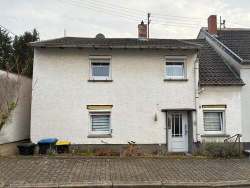 Vorderansicht - Teilsanierte Doppelhaushälfte in Riegelsberg