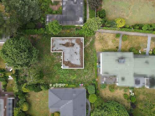 Vogelperspektive - Grundstück in Hamburg / Sasel