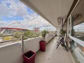 Großzügiger Balkon mit Nord-West-Ausrichtung - 
