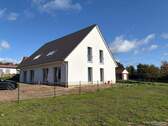 Haus Ansicht andere Giebelseite - Neubau - sofort bezugsfertig! - 419.900,00 EUR Kaufpreis, ca.  115,40 m² Wohnfläche