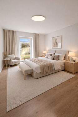 Schlafzimmer 2 möbliert - 