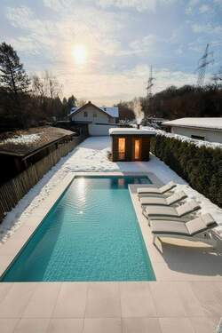 Ausblick, Pool & Sauna möglich - 
