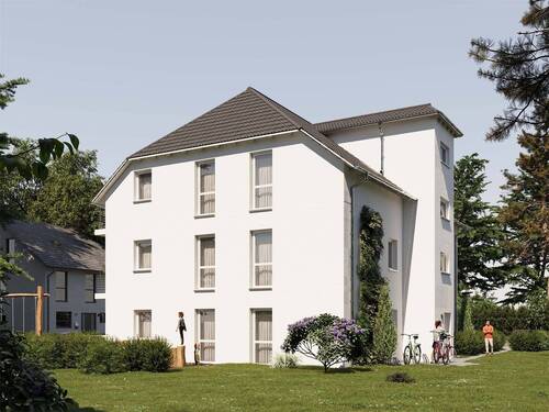 Fassade Eingang - Petershagen-Eggersdorf - 3 Zi - FREI - Erdgeschoß - Neubau mit Garten