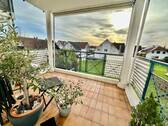 Balkon mit schöner Aussicht - 