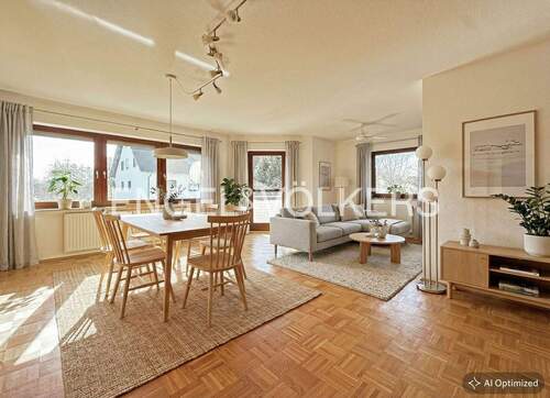 Wohnzimmer Einrichtungsbeispiel - 3 Zimmer Etagenwohnung zum Kaufen in Rosbach vor der Höhe