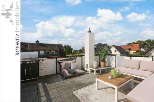 003 - Dachterrasse - Ansicht 1 - 8 Zimmer Doppelhaushälfte in Löhne