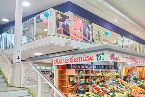 Außenansicht innerhalb der Markthalle - Büro in Berlin