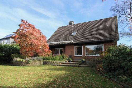 Hausansicht Garten - Einfamilienhaus in Rheine zum Kaufen