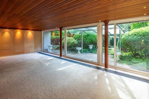 Wohnzimmer mit Gartenzugang - 