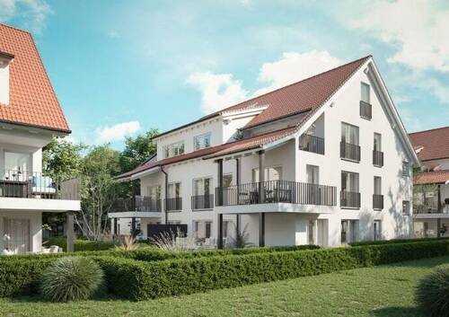 Süd-Ost-Ansicht - Neubau - Eigentumswohnungen in Kenzingen