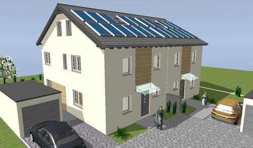 Ansicht Eingang.jpg - Schöne DHH mit KfW-Förderung in zentraler Lage