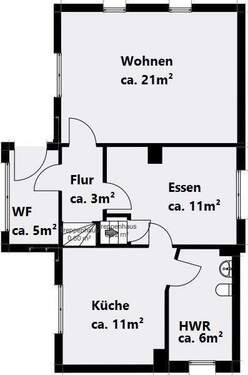 Erdgeschoss Vorderhaus - 