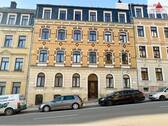 Hausansicht - 2-Raum-Wohnung im 1. Obergeschoss auf der Parkstraße in Annaberg!