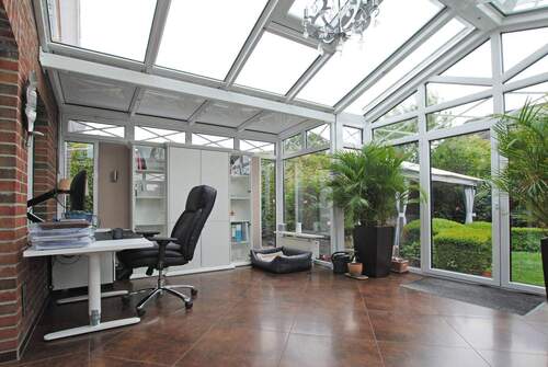 Wintergarten mit Fußbodenheizung - 