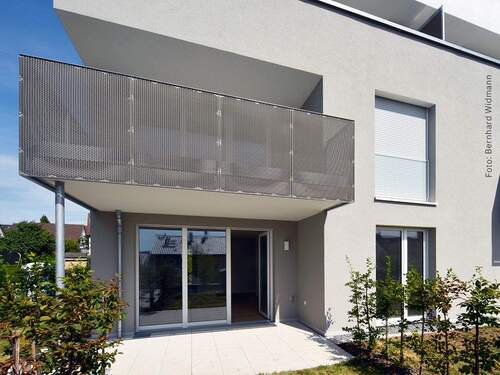 Blick vom Garten auf die Wohnung - 