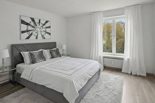 Schlafzimmer-Visualisierung - 3 Zimmer Etagenwohnung in München