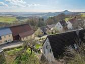 Panoramablick vom oberen Grundstücksbereich - 