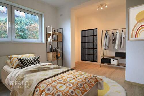 Schlafzimmer 2 - Etagenwohnung mit 67,00 m&sup2; in Weilrod zum Kaufen