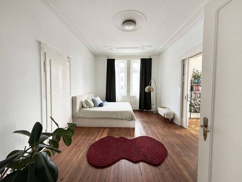 Schlafzimmer - Etagenwohnung mit 222,00 m&sup2; in Stuttgart zur Miete