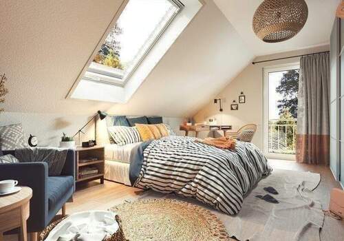 4 - Mitwachshaus-Flair-148-Schlafzimmer.jpg - Einfamilienhaus mit 166,00 m&sup2; in Hahausen zum Kaufen