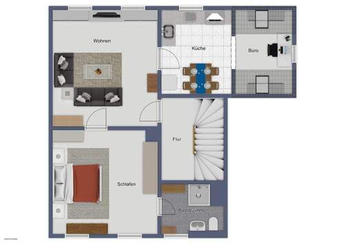 Obergeschoss Hauptgebäude - 