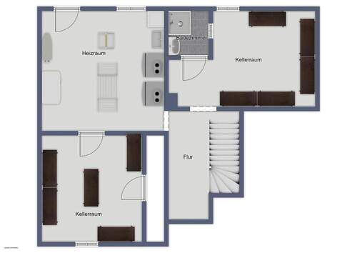 Kellergeschoss Hauptgebäude - 