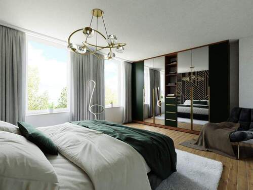 Visualisierung_Glam_Schlafzimmer - Reihenmittelhaus mit 170,00 m&sup2; in Regensburg zum Kaufen