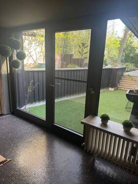 Ausgang nach draußen vom Wellnessbereich - 