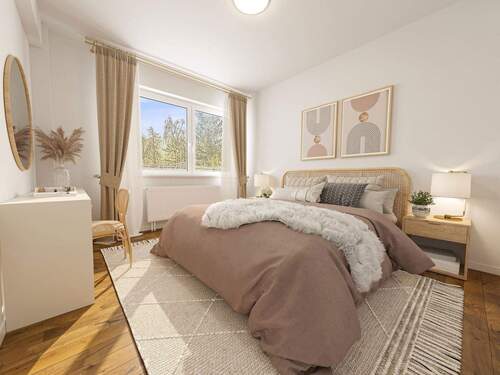 Schlafzimmer - 3 Zimmer Etagenwohnung zur Miete in Bad Oldesloe