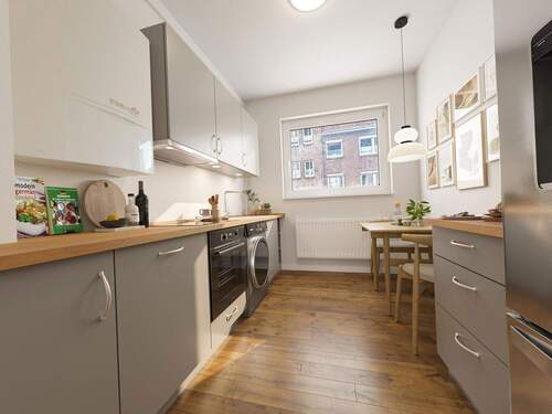 Küche_1 - 3 Zimmer Etagenwohnung in Bad Oldesloe