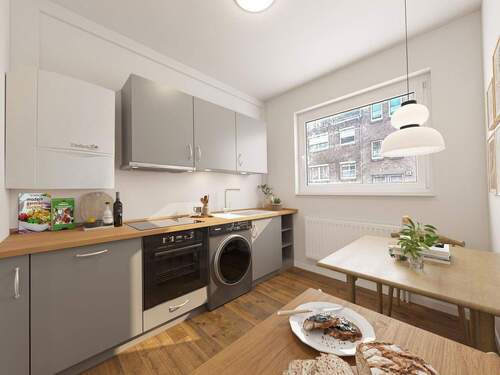 Küche_2 - Etagenwohnung mit 66,00 m&sup2; in Bad Oldesloe zur Miete