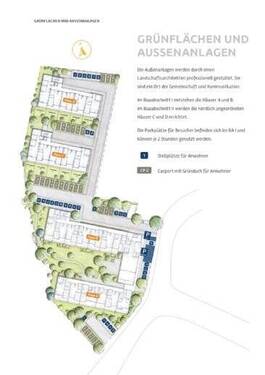Außenanlagenplan aus Exposé S18 SWR BA I und BA II - 