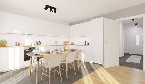 Die offene Wohnküche lädt zum gemeinsamen Kochen e - 5 Zimmer Einfamilienhaus in Biesenthal