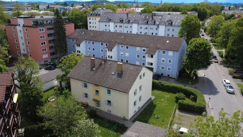 Außenansicht - MFH in Weilheim mit 5 Einheiten, guter Vermietbarkeit und Entwicklungsperspektive