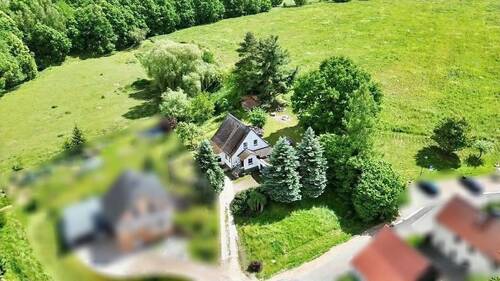 Luftbild - Einfamilienhaus mit 105,00 m² in Seelitz zum Kaufen