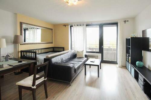 Wohnbereich - Attraktives City-Appartement in Unterbilk - bezugsfrei und mit Duplexstellplatz