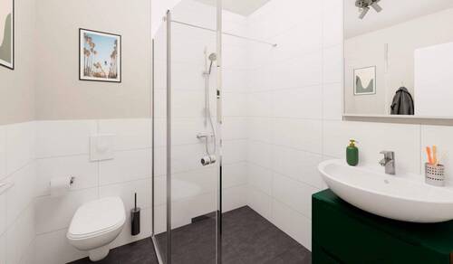 Ihr neues Badezimmer mit Dusche in Ihrer Wohnung i - 