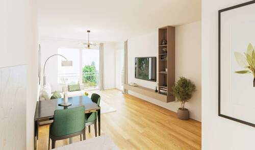 Wohnzimmer.jpg - Etagenwohnung mit 77,40 m² in Nürnberg zum Kaufen