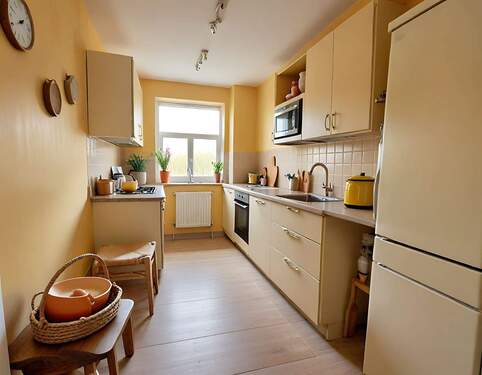 Küche - 2 Zimmer Etagenwohnung zum Kaufen in Dresden