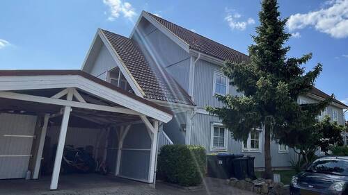 Hausansicht - Ihr neuer Wohntraum im Schwedenhaus mit Garten, Ruhe und Natur pur