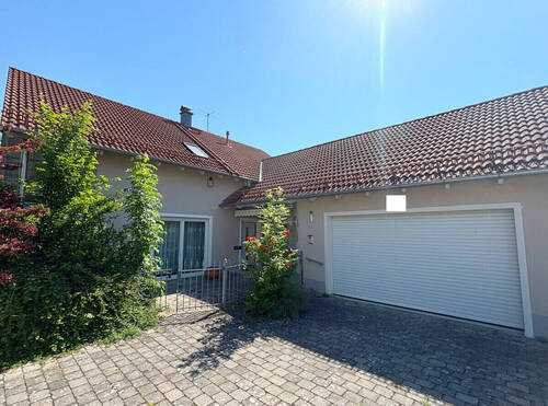 Außenansicht/Doppelgarage - 4 Zimmer Einfamilienhaus zum Kaufen in Kirchham