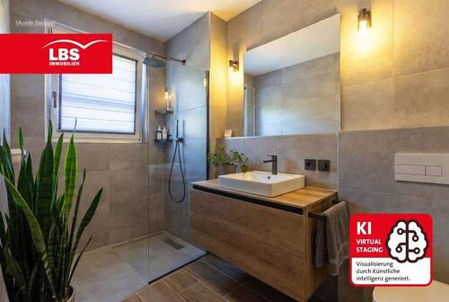 Badezimmer - 3 Zimmer Etagenwohnung in Gütersloh