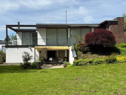 Hausansicht rückwärtig/gartenseitig - 5 Zimmer Bungalow in Leichlingen