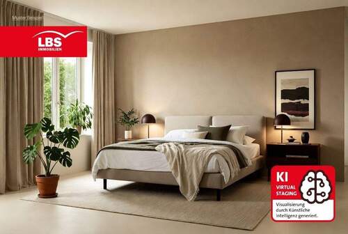 Schlafzimmer - 2 Zimmer Etagenwohnung in Gütersloh