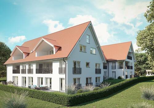 Süd-Ansicht - 3 Zimmer Etagenwohnung in Wittnau