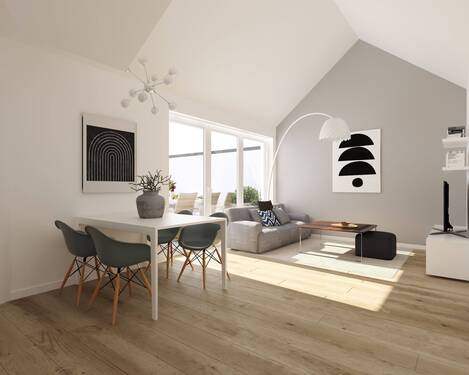 WOHNEN-ESSEN-KOCHEN.jpg - Etagenwohnung mit 81,00 m² in Wittnau zum Kaufen
